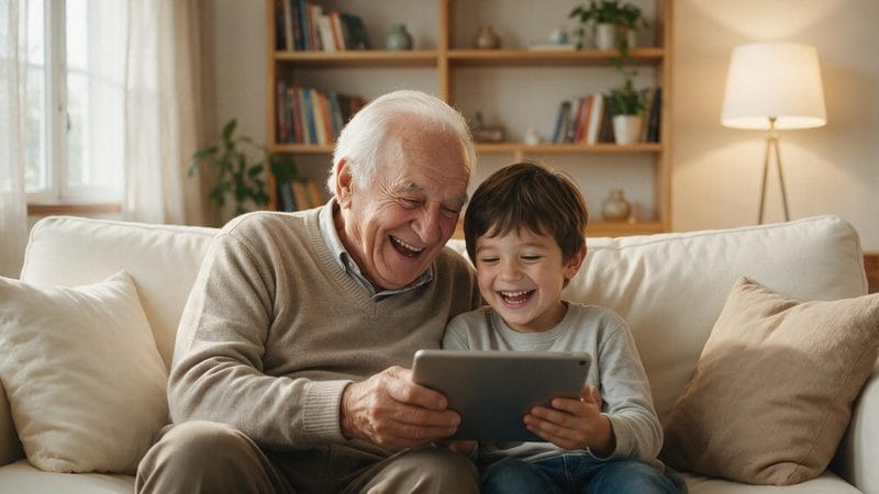 Abuelos 2.0: cómo conectar con los nietos en la era digital